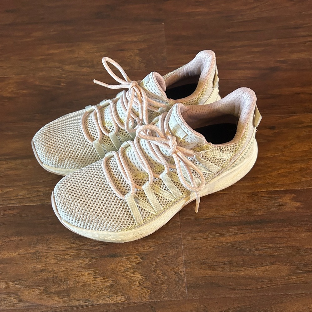Merrell Tan and Pink Hiking/Tennis Shoes